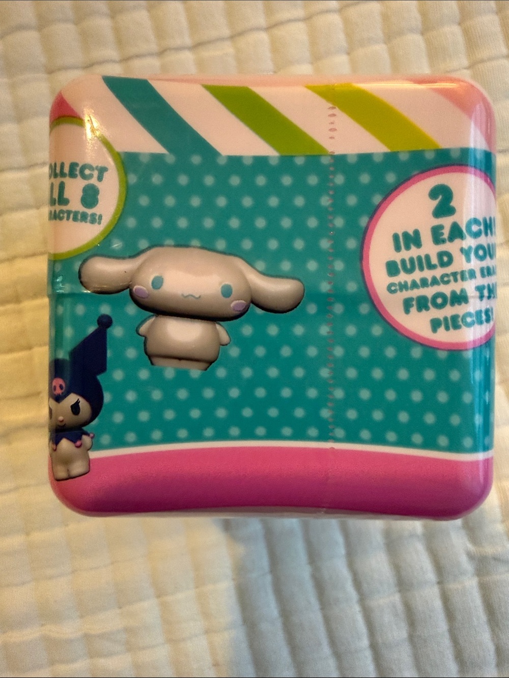 Sanrio Mini Collectible Tin – Pink, Teal & Green Cinnamoroll Design